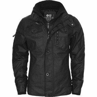 Crosshatch New Mens Full Zip Warm Jacket