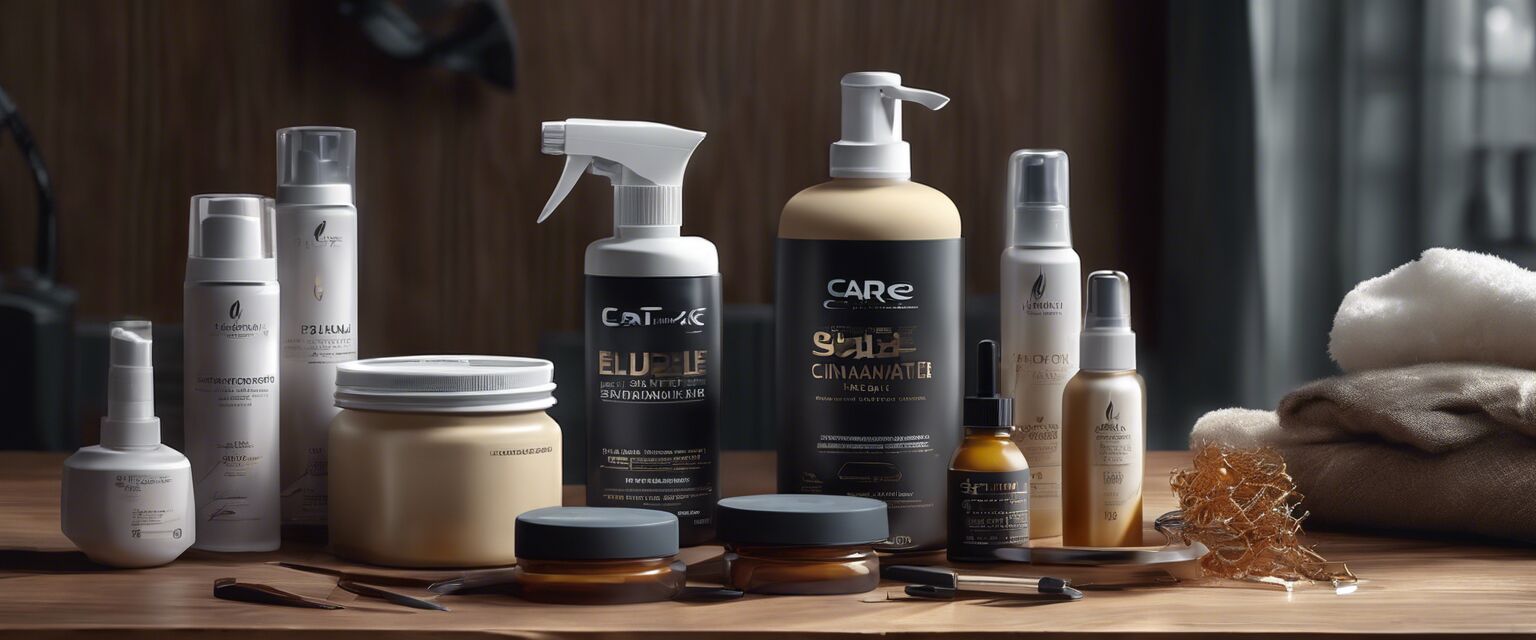 Care products for maintaining connected outerwear