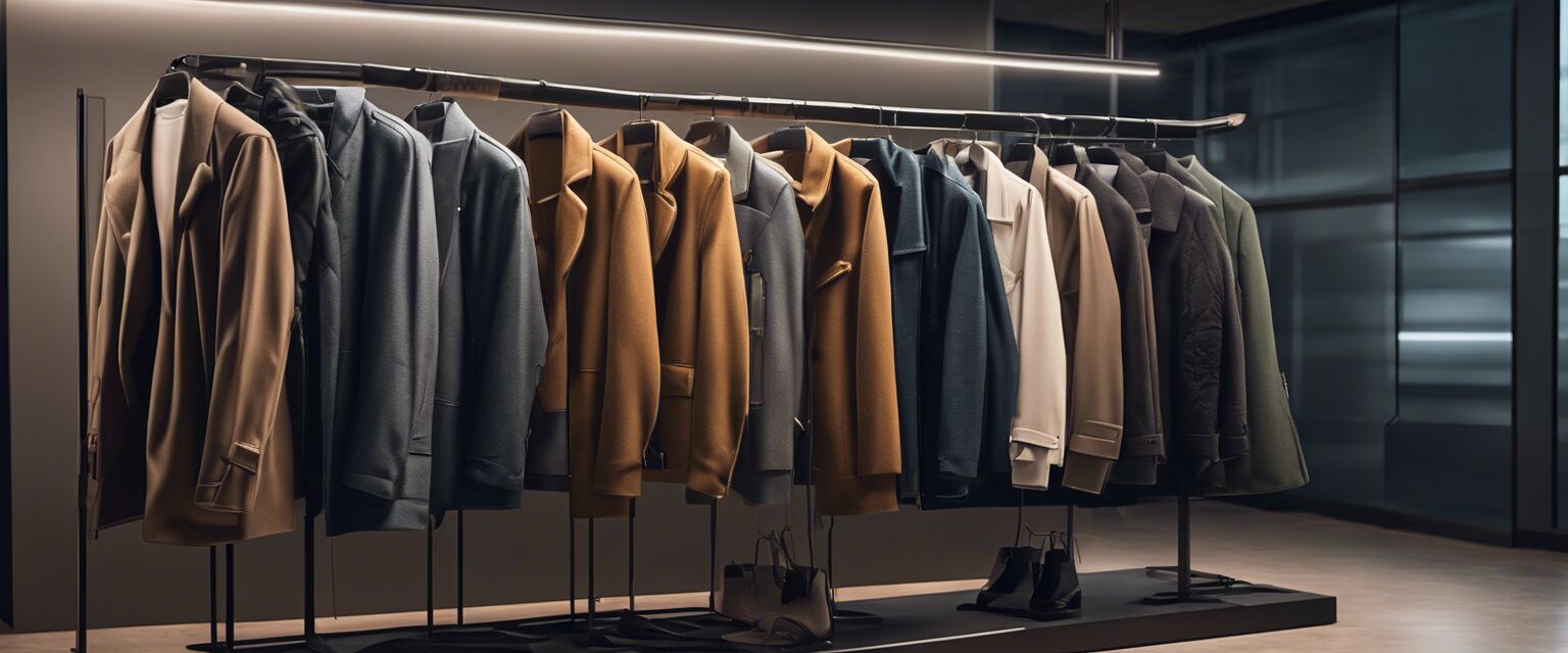 Stylish connected jackets and coats